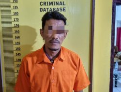 Polsek Kampar Kiri Tangka Pelaku di Pondok Pinggiran Sungai Sebayang