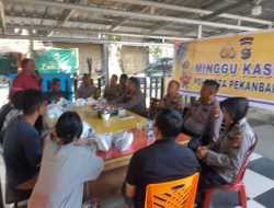 Minggu Kasih Polresta Pekanbaru di Polsek Sukajadi Tampung Aspirasi Masyarakat 