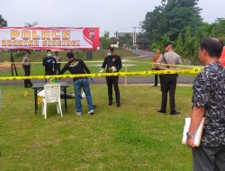 Polres Kuansing Gelar Perlombaan Olah TKP Dalam Rangka HUT Bhayangkara ke-78