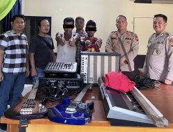 Gercep!!! Polsek Minas dan Kandis Tangkap Pelaku Pencurian Alat Musik dan Sound System Gereja Betlehem 