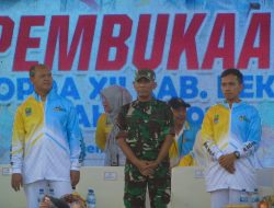 Kasdim 0509 Kabupaten Bekasi Hadiri Pembukaan POPDA XII Kabupaten Bekasi Tahun 2024