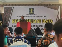 Rutan Pangkalan Brandan Ikuti Rekonsiliasi Data Laporan Keuangan BMN Semester I TA 2024