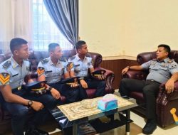 Tuntaskan PKL di Rutan Pangkalan Brandan, Taruna Poltekip Berikan Plakat Kenangan