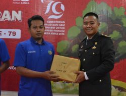 Bentuk Apresiasi, Rutan Bangil Berikan Hadiah Kepada WBP yang Menjuarai Lomba Rangkaian Hari Pengayoman Ke-79