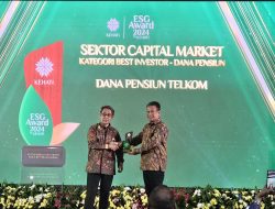 Dana Pensiun Telkom Raih ESG Award 2024