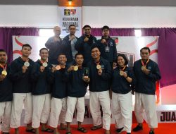 Kontingen Kanwil Kemenkumham Jatim Raih Juara III Umum pada Kejurnas Federasi Kempo Indonesia Menkumham CUP II