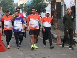 Wujud Nyata Kolaborasi Antara TNI-Polri Di Hari Lalu Lintas Bhayangkara ke-69 Dandim 0509 Hadiri Event Zebra Bekasi Run 2024