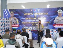 Jelang Acara Puncak Hari Lalu Lintas Bhayangka Ke-69, Ditlantas Gelar Kegiatan Bansos, Baksos dan Bakti Kesehatan
