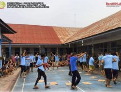 Perhatikan Psikologis Warga Binaan, Rutan Pangkalan Brandan  Gelar Kegiatan Hiburan Bersama