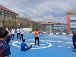 Petugas Lapas Narkotika Kelas IIA Pematangsiantar Ikuti Sosialisasi Latihan Kesiapsiagaan dan Evakuasi Bencana Alam