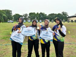 Adila Hermulia Putri Gembira Bawa Tim Panahan Ardadedali Raih Emas di Walikota Cup Archery Competition Jogjakarta 2024