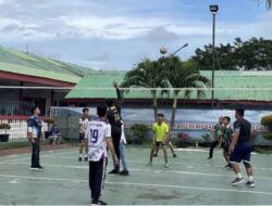 Fun Sport Pertandingan Bola Voli, Jaga Kekompakan Antar Rutan Perempuan Medan dan LPKA Medan
