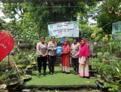 Wakapolres Metro Tangerang Kota Kunjungi KWT Mina Tani Lestari Mendukung Program Ketahanan Pangan Nasional