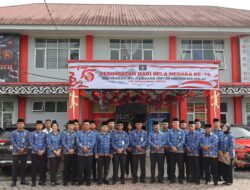 Jajaran Lapas Narkotika Kelas IIA Pematangsiantar Laksanakan Upacara Bela Negara ke-76