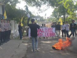 Aktivis Mahasiswa PMII Geruduk Kantor Dinas PMD Lebak, Mendesak Kepala Dinas Dicopot Dari Jabatannya