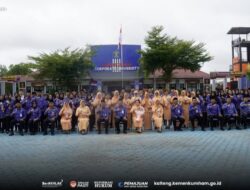 Perempuan Menyapa, Perempuan Berdaya Manuju Indonesia Emas 2045, Kanwil Kemenkumham Kalteng Laksanakan Upacara Peringatan Hari Ibu