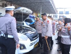 Untuk Kesiapan Operasional, Kapolres Dumai Tegaskan Pentingnya Pengecekan Kendaraan Dinas