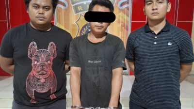 Tim Mata Elang Satresnarkoba Polres Kuansing Amankan Pengedar Sabu di Desa Air Mas