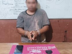 Polsek Minas Berhasil Ungkap Kasus Narkoba, Sorang Pria Diamankan