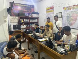 Polsek Singingi Amankan Pelaku Dugaan Pencurian Berondolan Sawit di Desa Pulau Padang