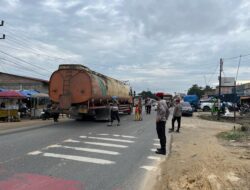 Gatur Lalin di Pasar Ramadhan, Polres Rohil dan Polsek Jajaran Gelar Pengamanan 