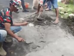 Aksi Nyata LMPI Desa Cibalung, Wujudkan Jalan Bersih dan Nyaman Bagi Warga