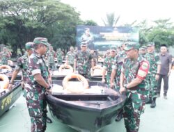 Siaga Banjir !! Panglima TNI Kirim 70 Perahu untuk Bekasi, 20 Unit ke Kodim 0509 Kabupaten Bekasi