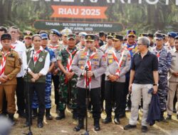 Kapolri Pimpin Pembukaan Jambore Karhutla Riau 2025: Pemuda Ujung Tombak Penjaga Kelestarian Lingkungan