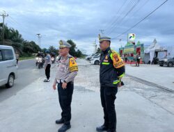 Pastikan Kelancaran dan Keamanan Perjalanan, Dirlantas Polda Riau Tinjau Langsung Arus Balik Lebaran di Exit Tol XIII Koto Kampar