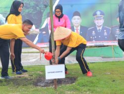 Kapolres Kampar: Penanaman Pohon Menandai Bahwa Pesan Tersendiri Bagi Kita