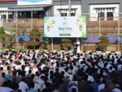 Lapas Cilegon Gelar Sholat Idul Fitri Berjamaah Bersama Pegawai dan Warga Binaan