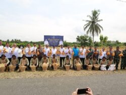 Nusakambangan Panen Perdana, Bangun Lumbung Ketahanan Pangan Dan Beri Kesempatan Warga Binaan