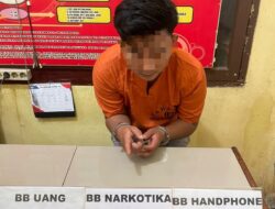 Polsek Kampar Kiri Hilir Ringkus Pengedar Sabu di Simalinyang, 1,6 Gram Sabu Diamankan