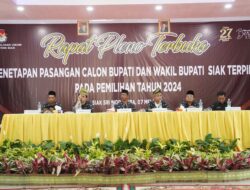 Berlangsung Aman dan Lancar, KPU Tetapkan Afni-Syamsurizal Bupati-Wakil Bupati Siak Terpilih