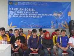 Wujud Kepedulian, Lapas Purwokerto Bakti Sosial untuk Keluarga Warga Binaan dan Masyarakat Sekitar
