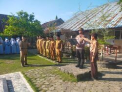 Kapolsek Tambang Lantik Pengurus PKS SMPN 7, Sosialisasikan Bahaya Narkoba untuk Generasi Muda