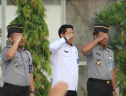 Dari Balik Dinding Pemasyarakatan, Pancasila Tetap Menyala: Upacara Lapas Cilegon Penuh Keharuan