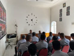 Kepala Kesatuan Pengamanan Rutan Surakarta Gelar Penguatan Bagi Jajaran Pengamanan