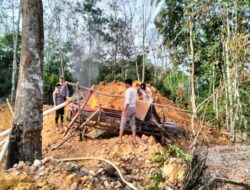Polsek Hulu Kuantan Tertibkan Aktivitas PETI di Desa Koto Kombu