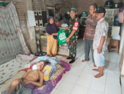 “Babinsa Hadir di Tengah Penderita Tumor Tak Mampu Menahan Haru”
