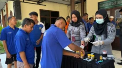 Rutin dan Tegas, Rutan Bangil Gelar Pemeriksaan Blok Serta Tes Urine WBP