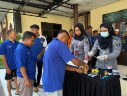 Rutin dan Tegas, Rutan Bangil Gelar Pemeriksaan Blok Serta Tes Urine WBP