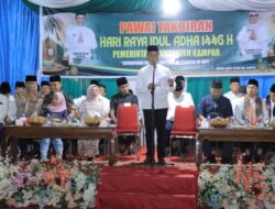 Gema Takbir Idul Adha 1446 H, Kapolres Kampar Hadir di Tengah Masyarakat Bangkinang Kota