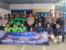 Satlantas Polres Bogor dan Ditlantas Polda Jabar Gelar Kegiatan “Polantas Menyapa” Bersama Komunitas Ojek Online Dalam Rangka Operasi Patuh Lodaya 2025
