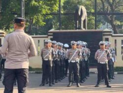 Kapolres Bogor Pimpin Apel Pengecekan Personel Lantas untuk Pengamanan Jalur Puncak di Akhir Pekan