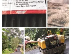 Anggaran Dana Desa Sudah Terealisasi Di Wilayah Desa Cintamanik Tahap Satu