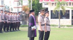 Kapolres Pelalawan Pimpin Sertijab Kapolsek Ukui