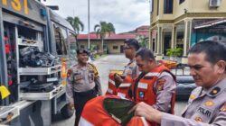 Siaga Hadapi Bencana, Polres Kampar Gelar Pengecekan Perlengkapan SAR