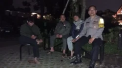 Bhabinkamtibmas Polsek Cisarua Polres Bogor Kontrol Poskamling dan Sampaikan Pesan Kamtibmas