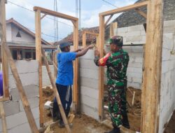 Babinsa dan Pemerintah Desa Wujudkan Mimpi Warga Pebayuran Miliki Rumah Layak Huni